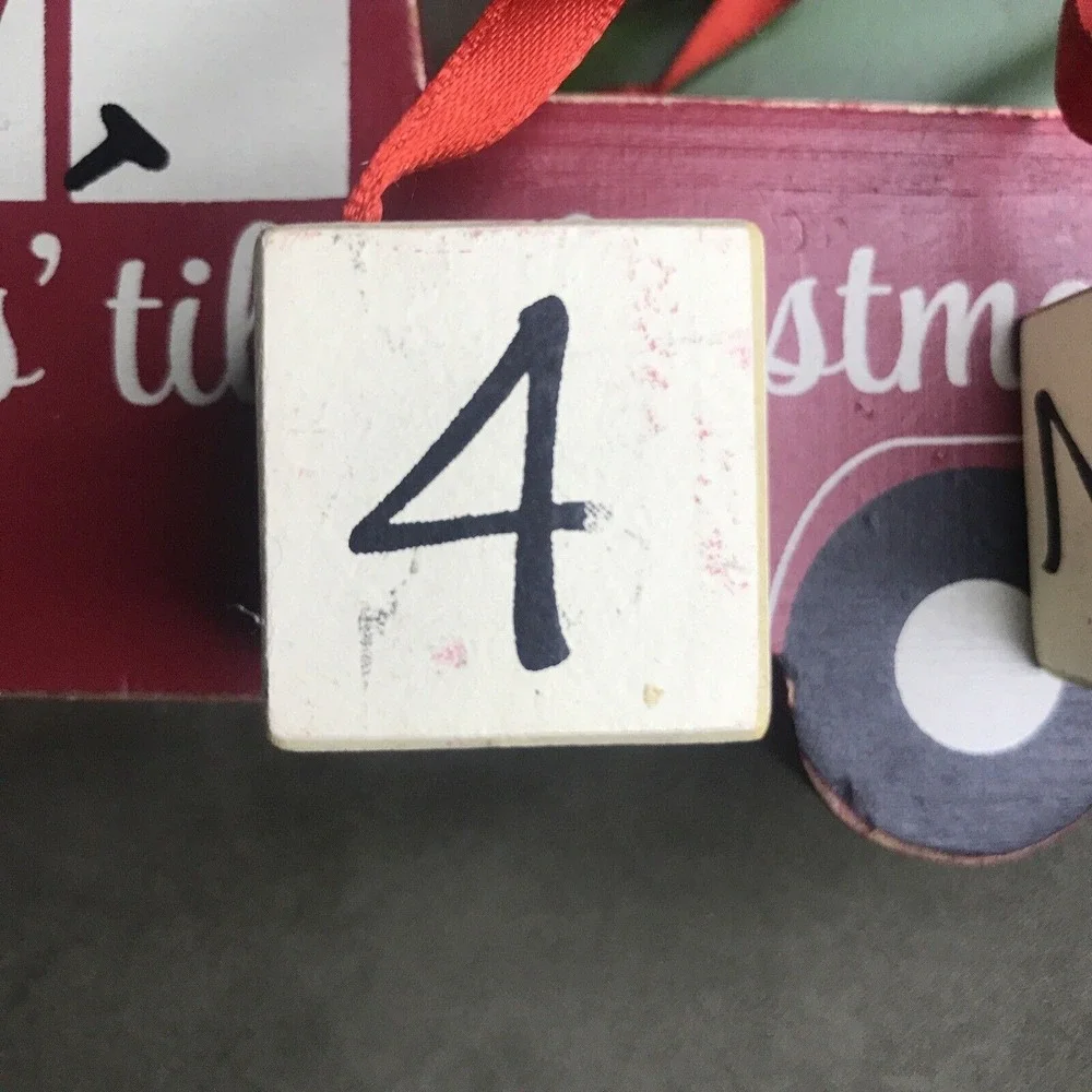 2017 Three Girls And A Wish Countdown Blocks Hobby Lobby Heartland Holiday 8x12